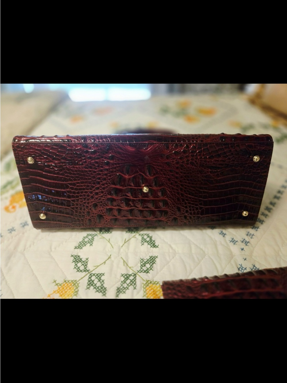 Brahmin sophie cherry lacquer and Veronica wallet - Picture 5 of 8